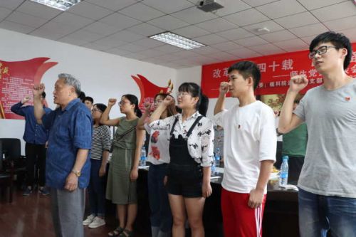 新老党员党员重温入党誓词